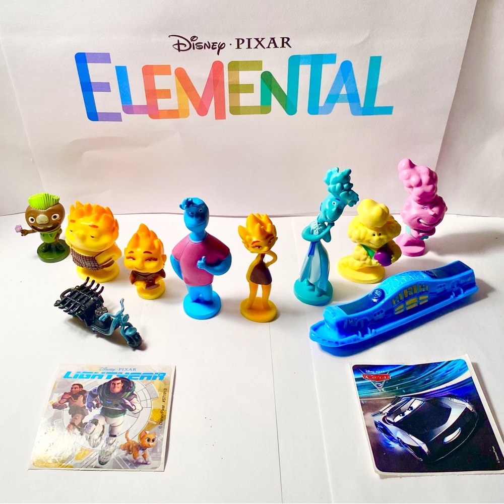 Disney Pixar Elemental Movie Deluxe Party Favors Goody Bag Fillers Set of 12